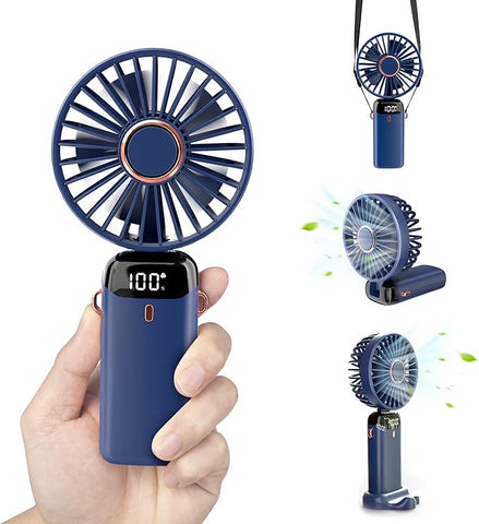 Ventilateur Portatif avec Écran et Batterie 3000mAh