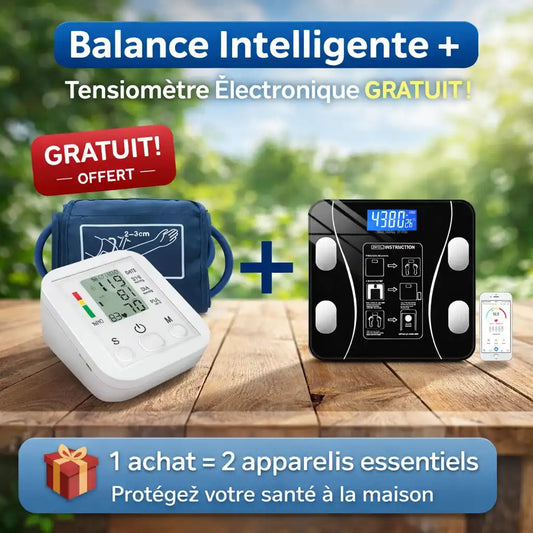 Balance Électronique Connexion Bluetooth + Tensiomètre OFFERT