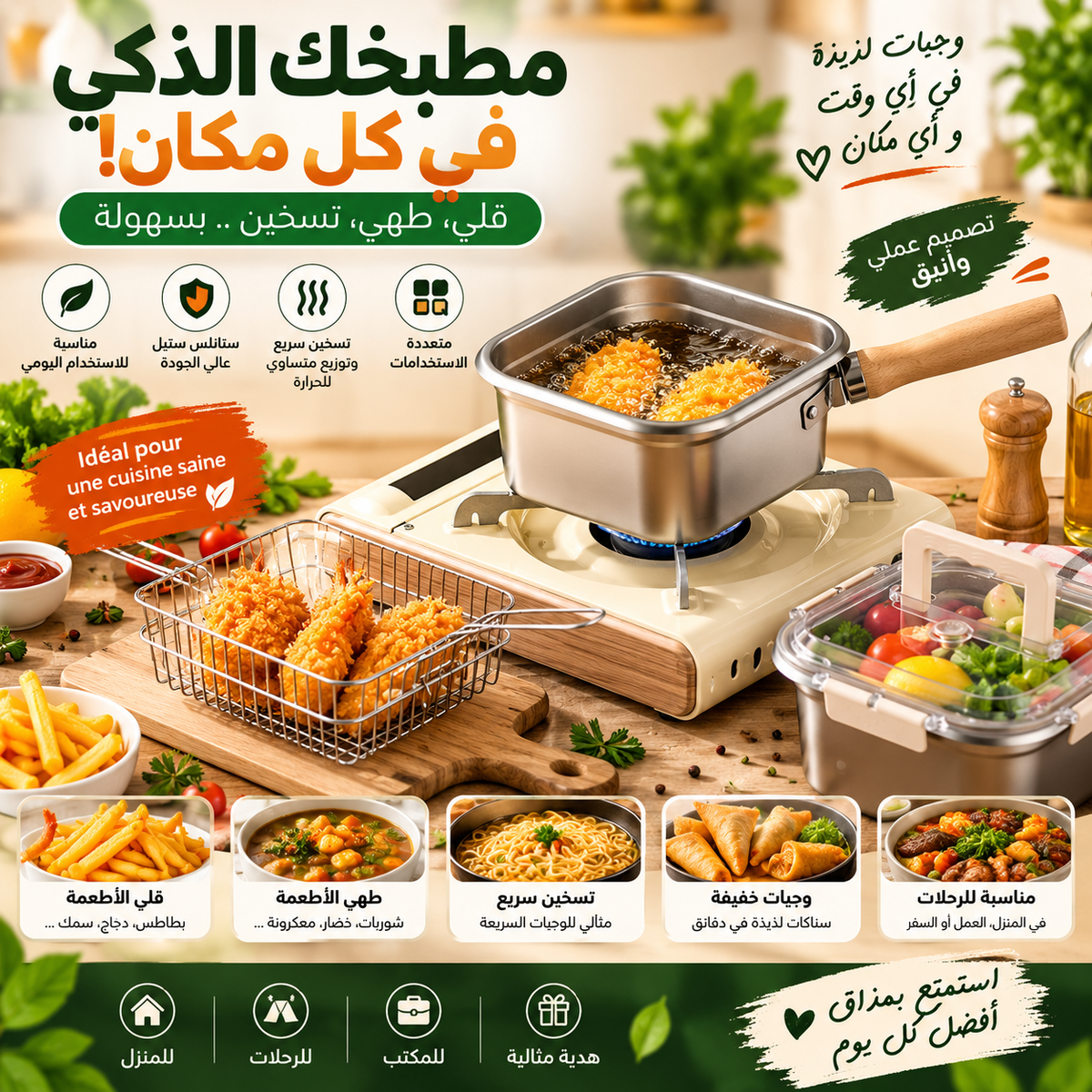وعاء الطبخ 4 في 1 – مطبخ أسهل كل يوم