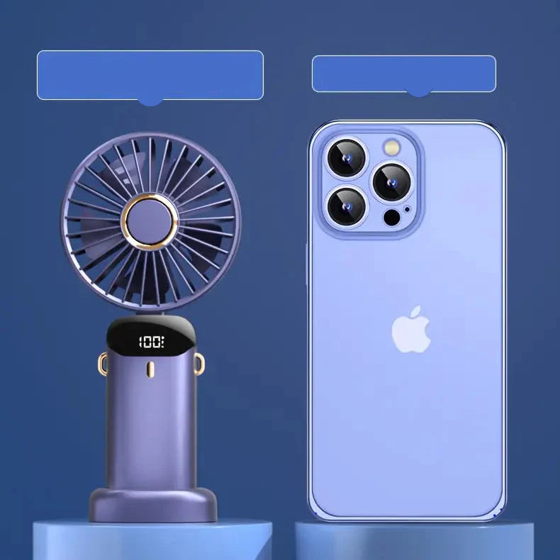 Ventilateur Portatif avec Écran et Batterie 3000mAh