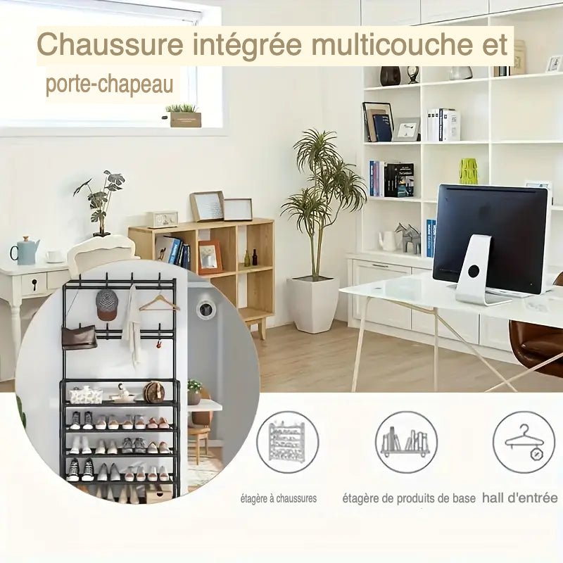 Organisateur d’Entrée Multifonctionnel en Fer