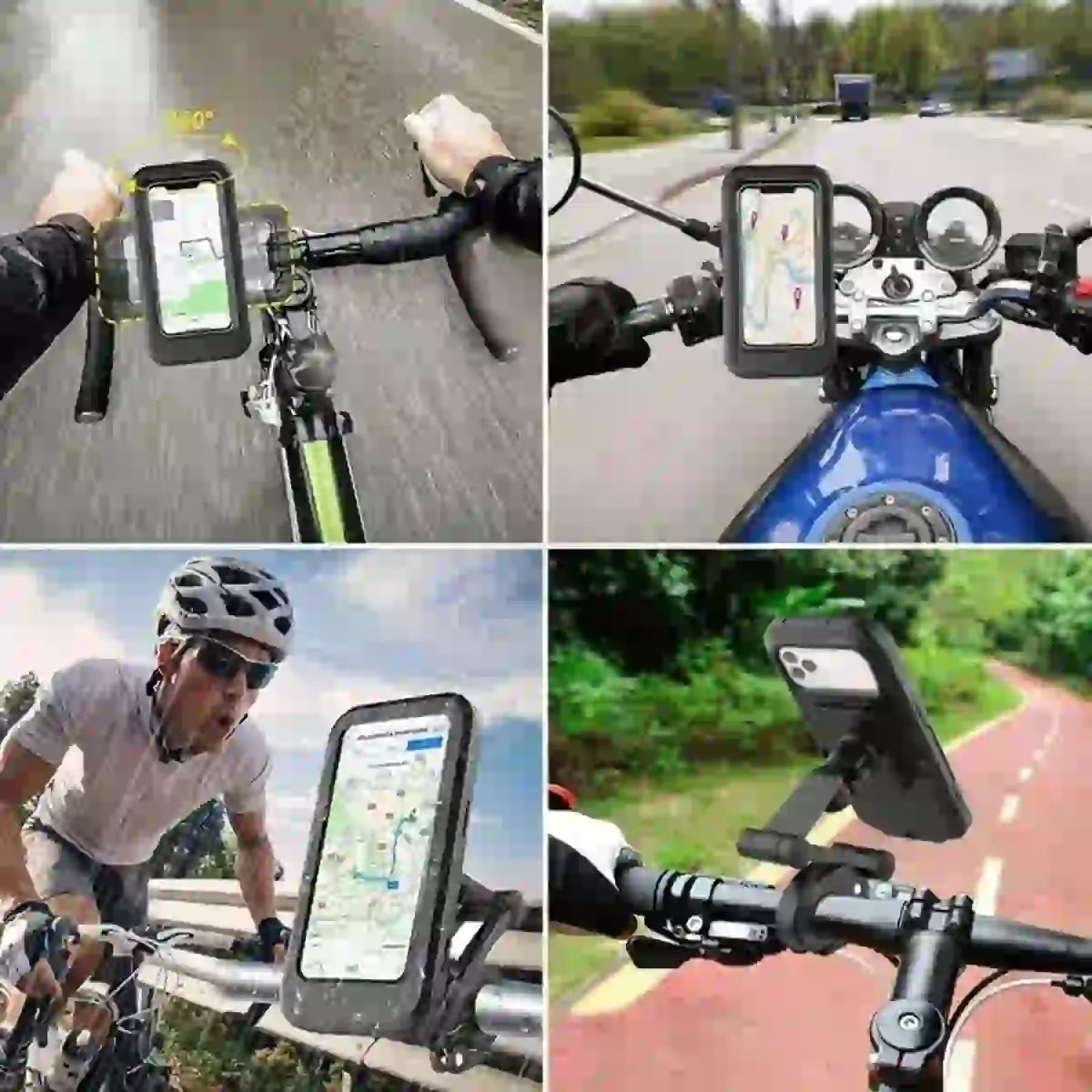 Support de Téléphone Étanche pour Vélo et Moto