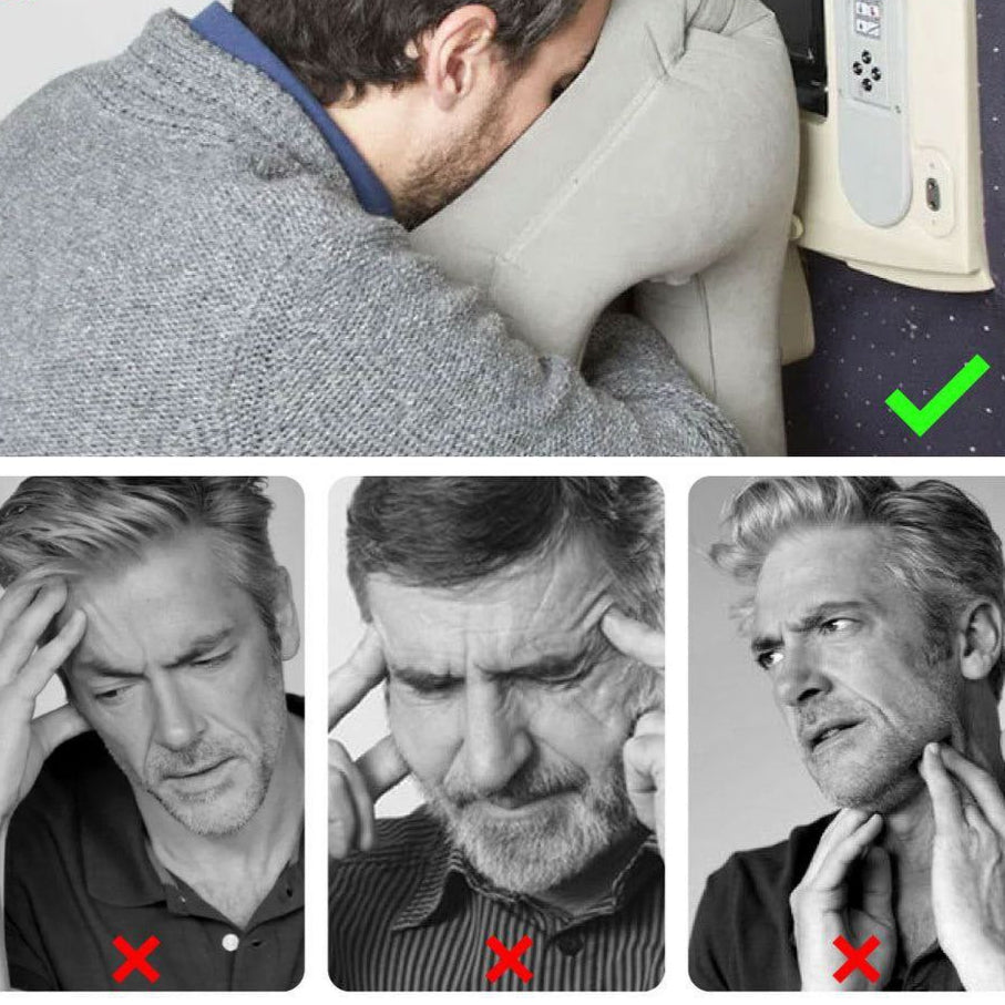 Coussin de Nuque Gonflable - Confort et Soutien