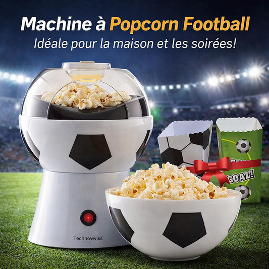 Machine à Popcorn Football – Popcornière Électrique Technoswiss