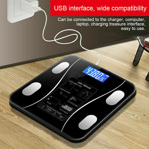 Balance Électronique avec Analyse Complète du Corps et Connexion Bluetooth